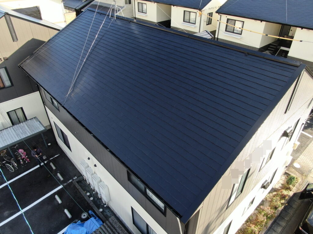 瑞浪市　アパート　外壁塗装　塗装工事完成