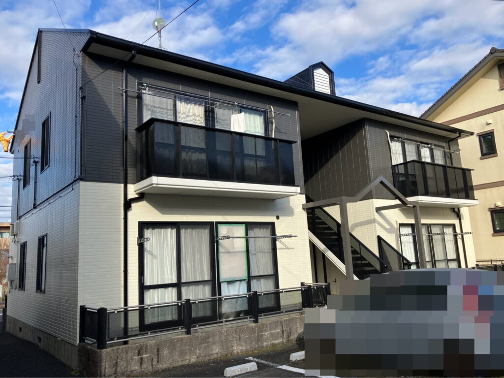 瑞浪市　アパート　外壁塗装　屋根塗装　後